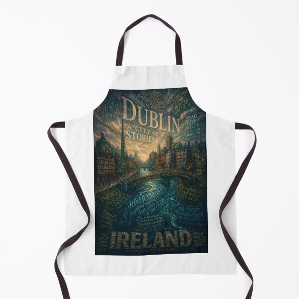 Item preview, Dublin Ireland River Liffey and Temple Bar City of Stories designed and sold by Aryabek.