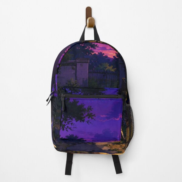 Item preview, Suburban Summer Dusk - Anime Nostalgia Art designed and sold by bapupa.