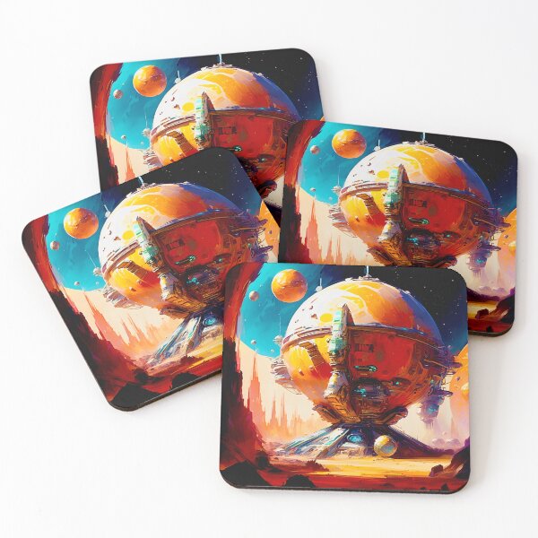Item preview, Deep space colony  designed and sold by Island Art Studios.