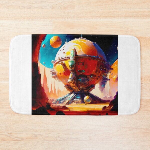 Item preview, Deep space colony  designed and sold by Island Art Studios.