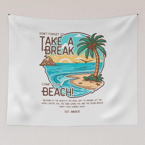 Item preview, Tropical Beach Sunset Watercolor Palm Trees designed and sold by designerr23 ⭐⭐⭐⭐⭐.