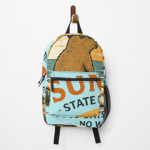 Item preview, Sunset State Of Mind Capybara Beach Vibes designed and sold by Hibiskusmond.