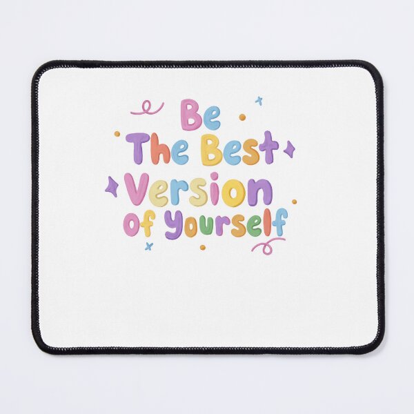 Item preview, Be The Best Version Of Yourself Positive Affirmation Motivational Quote Self Improvement designed and sold by RetroMini2026.