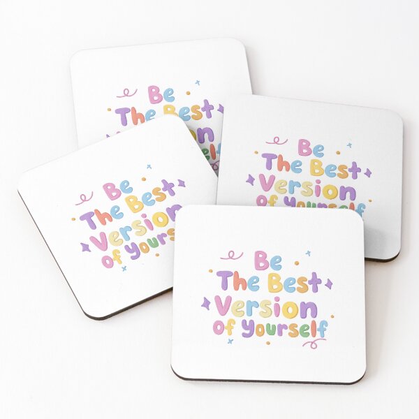 Item preview, Be The Best Version Of Yourself Positive Affirmation Motivational Quote Self Improvement designed and sold by RetroMini2026.
