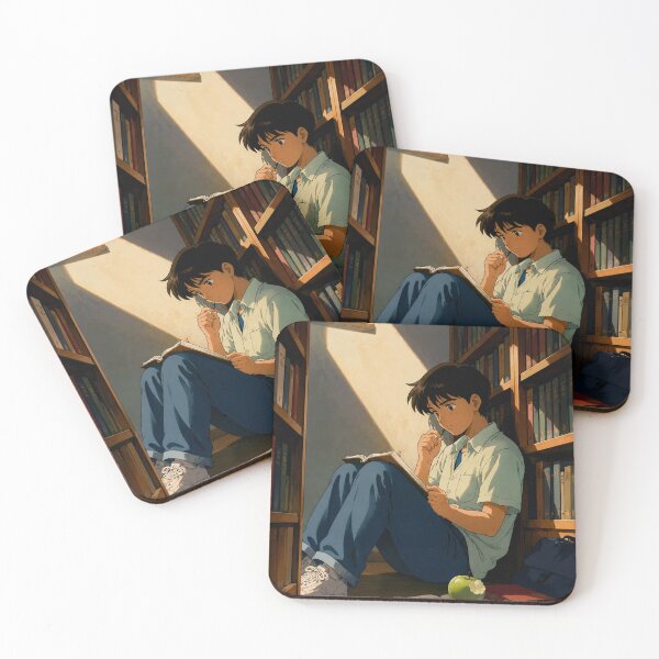Item preview, Quiet Library Nook - Chill Anime designed and sold by bapupa.