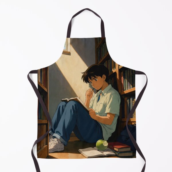 Item preview, Quiet Library Nook - Chill Anime designed and sold by bapupa.