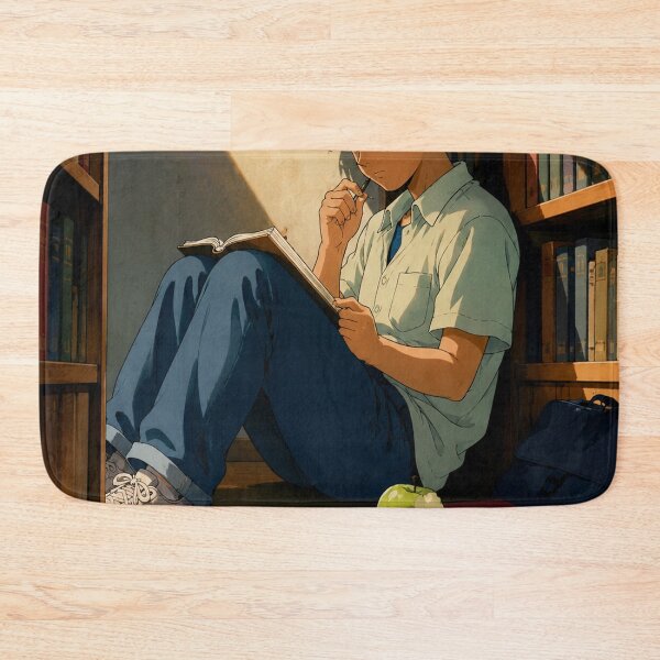Item preview, Quiet Library Nook - Chill Anime designed and sold by bapupa.
