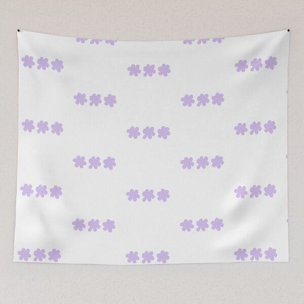 Item preview, Three Minimalist Purple Lavender Flowers designed and sold by LekkieStudioArt.