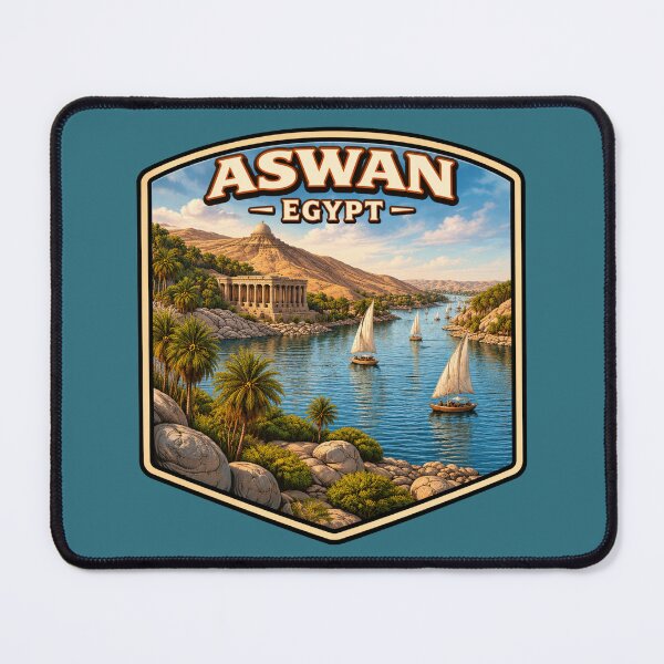Item preview, Aswan, Egypt - Nile River designed and sold by Myra365Art.