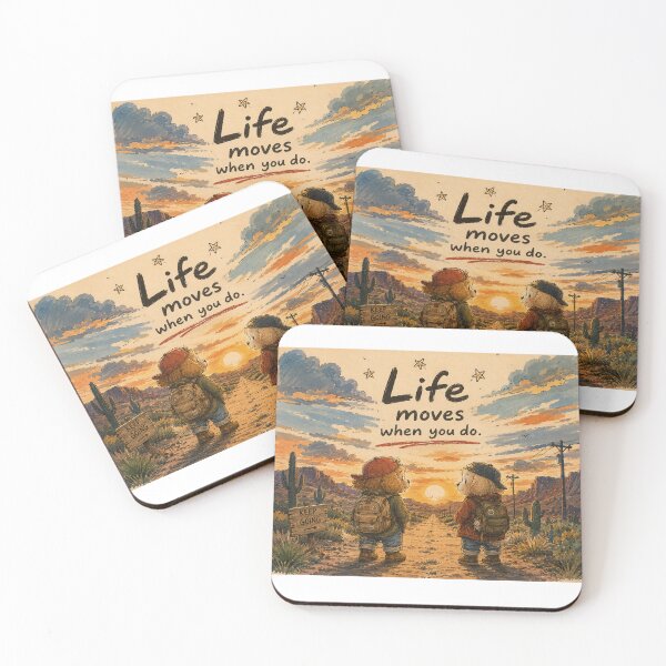 Item preview, TOTO & MONGI – Life Moves When You Do designed and sold by bubuandfriends.