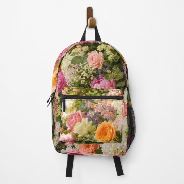 Item preview, Romantic Pastel Floral Garden Wall designed and sold by IntelliMindDesigns.
