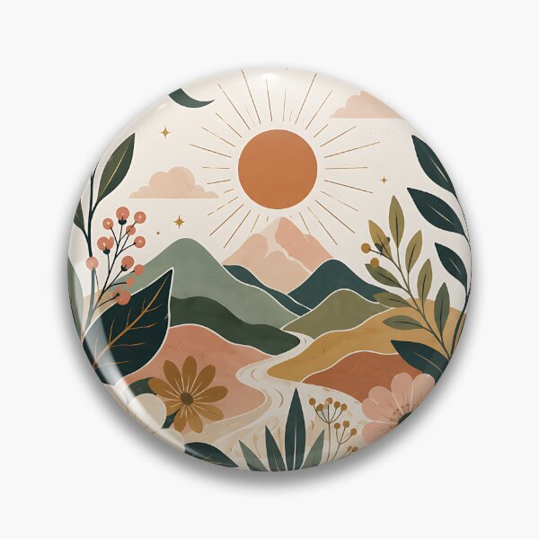 Item preview, Earthy Southwestern Path Celestial Sun  designed and sold by Jaideep Walia.