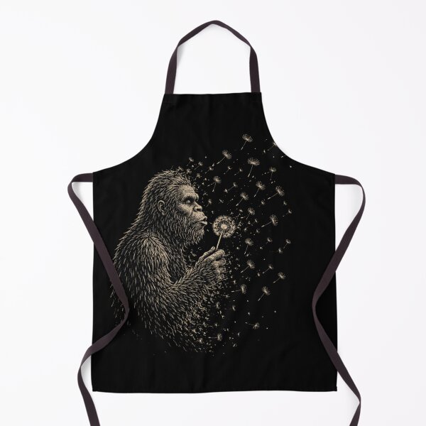 Item preview, Bigfoot Dandelion Dissolve – Minimal Nature Art Sasquatch Design designed and sold by La-Nuna.