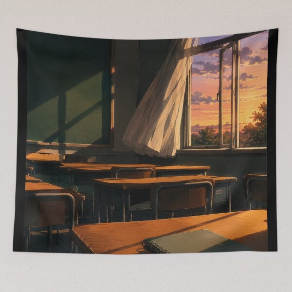 Item preview, Classroom After Hours - Classic Anime Aesthetic designed and sold by bapupa.