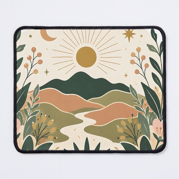 Item preview, Terracotta Desert Landscape with Cactus and Blooms   designed and sold by Jaideep Walia.
