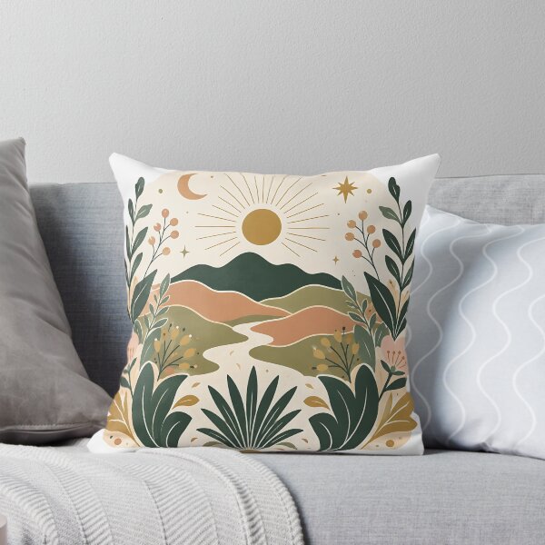 Item preview, Terracotta Desert Landscape with Cactus and Blooms   designed and sold by Jaideep Walia.