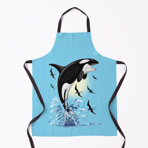 Item preview, Orca Killer Whale jumping out the Ocean designed and sold by BluedarkArt.