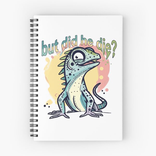 Item preview, But Did He Die? Lizard Gecko Reptile Sarcasm Humor designed and sold by RetroMini2026.