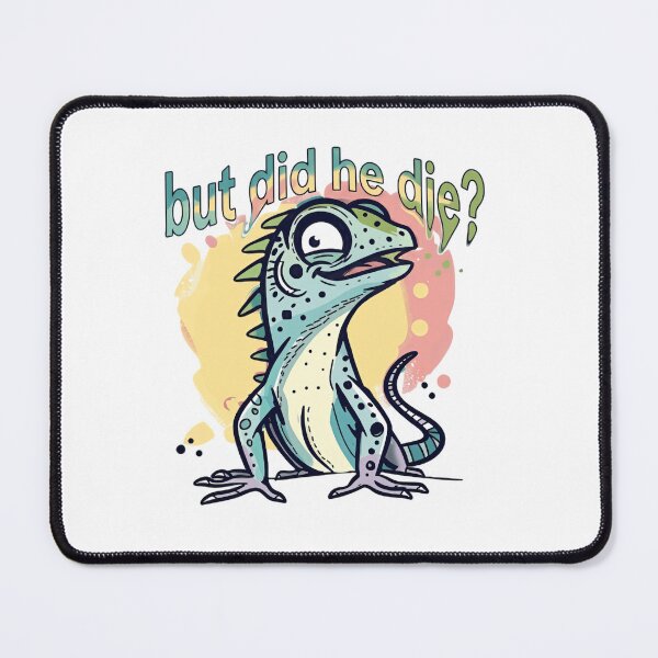 Item preview, But Did He Die? Lizard Gecko Reptile Sarcasm Humor designed and sold by RetroMini2026.