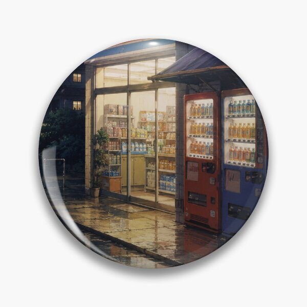 Item preview, Rainy Storefront - Classic Anime Aesthetic designed and sold by bapupa.