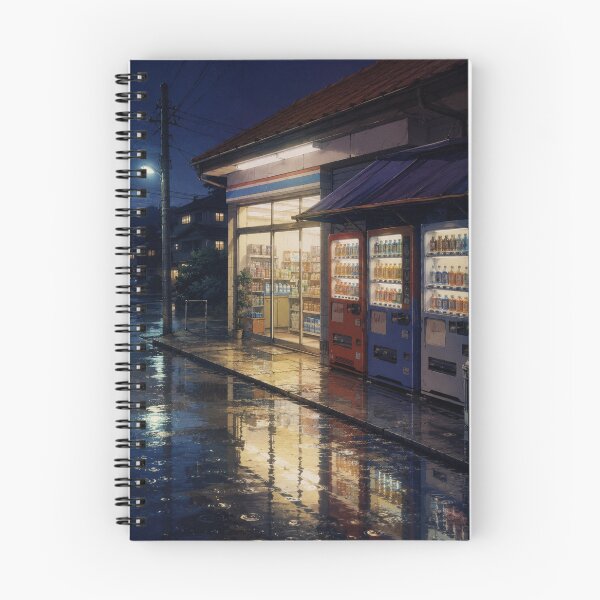 Item preview, Rainy Storefront - Classic Anime Aesthetic designed and sold by bapupa.