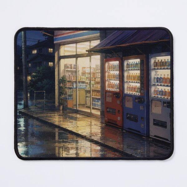 Item preview, Rainy Storefront - Classic Anime Aesthetic designed and sold by bapupa.