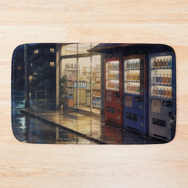 Item preview, Rainy Storefront - Classic Anime Aesthetic designed and sold by bapupa.