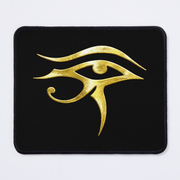 Item preview, Shiny Gold Foil Egyptian Eye of Horus Minimalist Graphic designed and sold by FlatInkStudio.