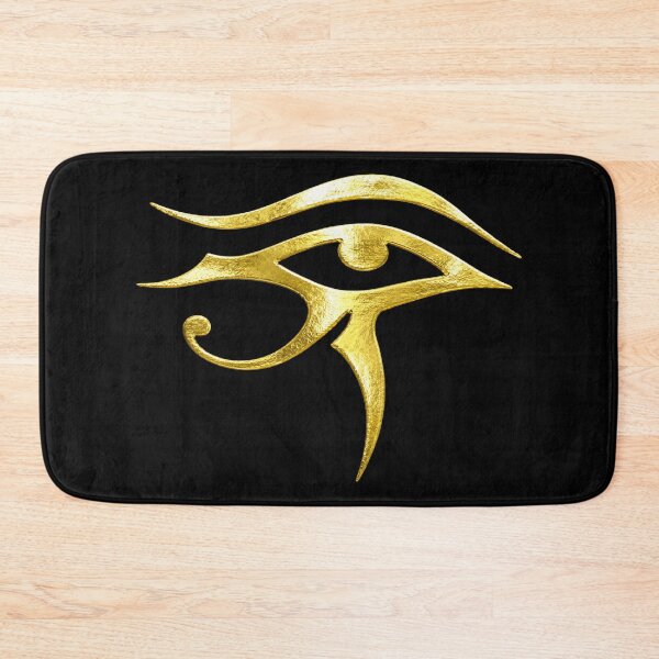 Item preview, Shiny Gold Foil Egyptian Eye of Horus Minimalist Graphic designed and sold by FlatInkStudio.