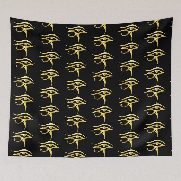 Item preview, Shiny Gold Foil Egyptian Eye of Horus Minimalist Graphic designed and sold by FlatInkStudio.