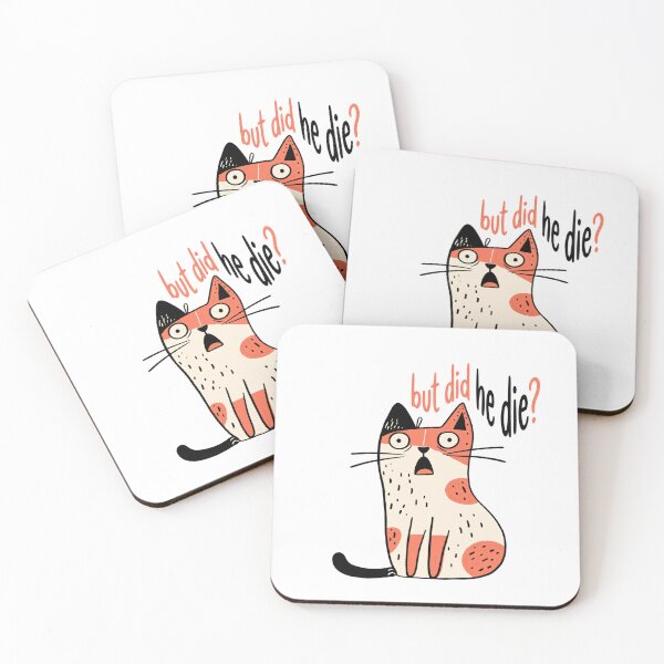 Item preview, But Did He Die? Funny Cat Meme Sarcastic Pet Humor Cat Lover designed and sold by RetroMini2026.