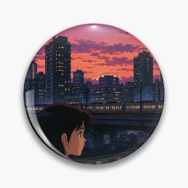Item preview, The City Horizon - Classic Anime Aesthetic designed and sold by bapupa.