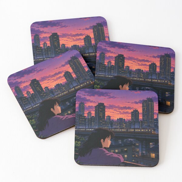 Item preview, The City Horizon - Classic Anime Aesthetic designed and sold by bapupa.