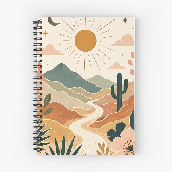 Item preview, Boho Desert Canyon Sun and Wildflowers   designed and sold by Jaideep Walia.