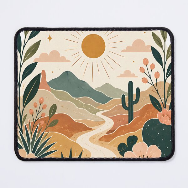 Item preview, Boho Desert Canyon Sun and Wildflowers designed and sold by Jaideep Walia.