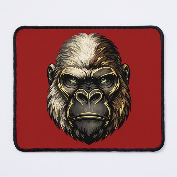 Item preview, Dual-Tone Gorilla Face Sticker designed and sold by KrishAuraa.