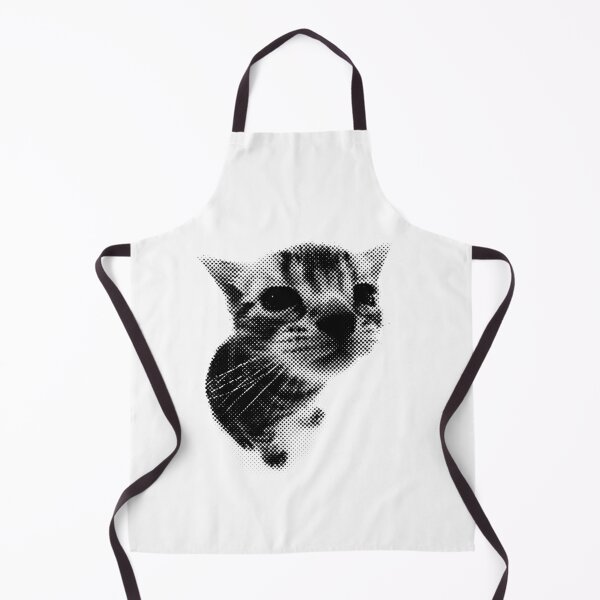 Item preview, Halftone Cat designed and sold by Hortenjia.