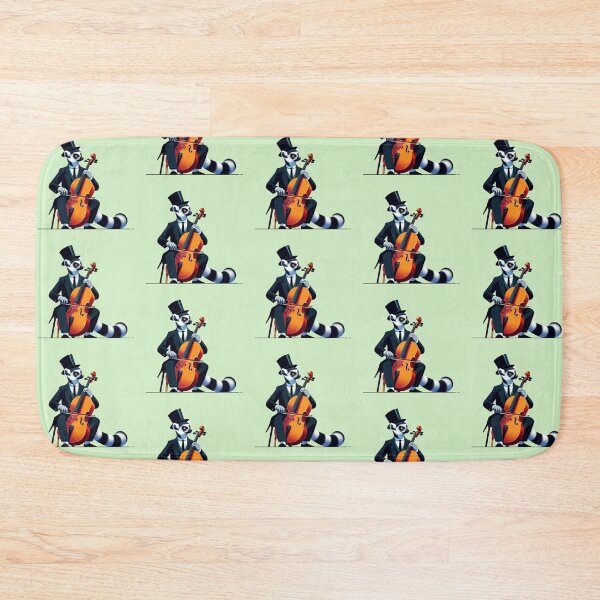 Item preview, Cello Lemur – Whimsical Classical Music Animal Design designed and sold by Dogandesighn.