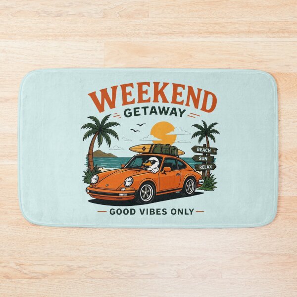 Item preview, Weekend Getaway Duck Beach Roadtrip Vibes designed and sold by Hibiskusmond.