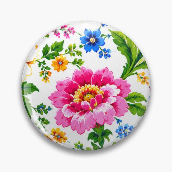 Item preview, Vivid Bloomscape Floral Pattern | Colorful Botanical Flower Garden designed and sold by IGLCreative.