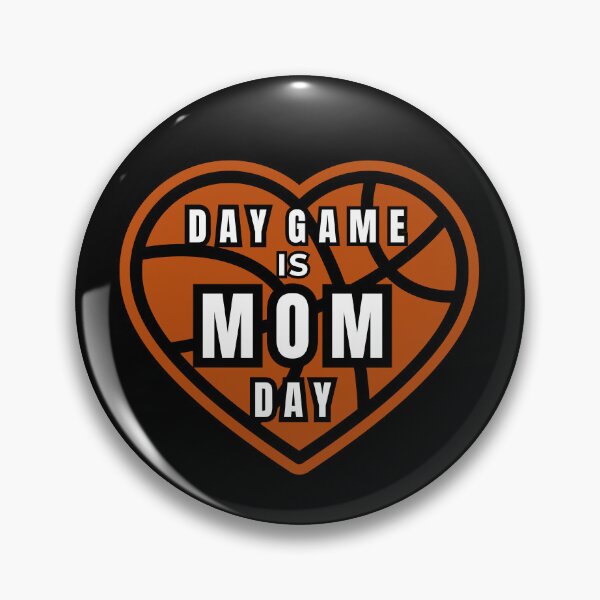Item preview, Game Day Is Mom Day – Basketball Heart Design for Sports Moms designed and sold by made4noise.