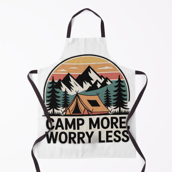 Item preview, Camp More Worry Less Vintage Camping designed and sold by SVARCreations.