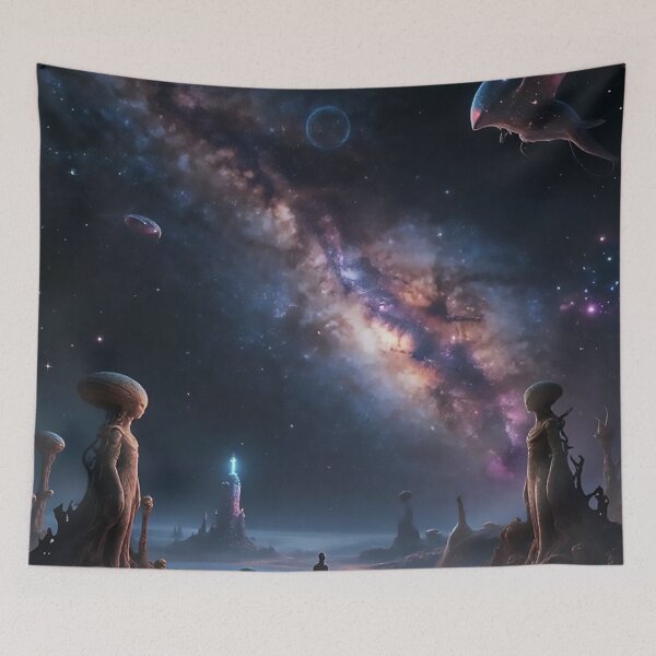 Item preview, Fantasy space scene designed and sold by Bandey one.