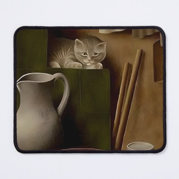 Item preview, Georg Schrimpf, Still Life with Cat, 1923 designed and sold by JerzyCzechon.