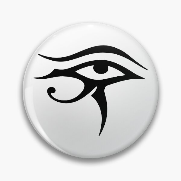 Item preview, Classic Black Eye of Horus Minimalist Egyptian Graphic designed and sold by FlatInkStudio.