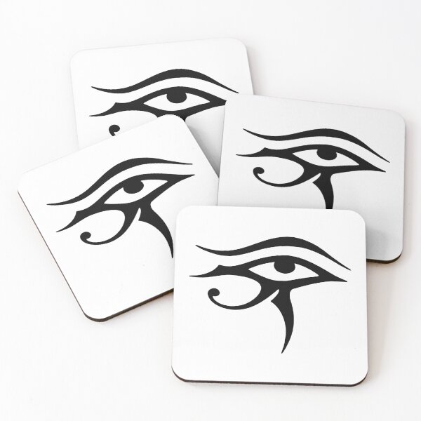 Item preview, Classic Black Eye of Horus Minimalist Egyptian Graphic designed and sold by FlatInkStudio.