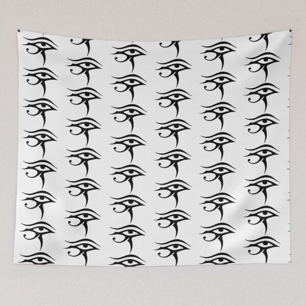 Item preview, Classic Black Eye of Horus Minimalist Egyptian Graphic designed and sold by FlatInkStudio.