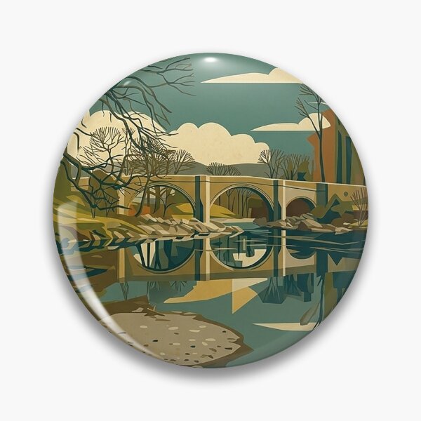 Item preview, Kirkby Lonsdale Lune Valley Vintage British Railways Poster Art designed and sold by ArtworkNorth.