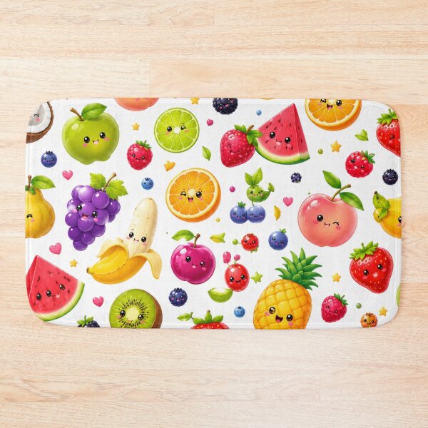 Item preview, Kawaii Fruit Party Cute Pattern | Happy Cartoon Fruits Aesthetic designed and sold by IGLCreative.
