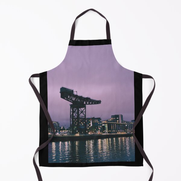 Item preview, Finnieston Crane and Glasgow city reflecting onto the River Clyde (October 2025) designed and sold by photosbykel.
